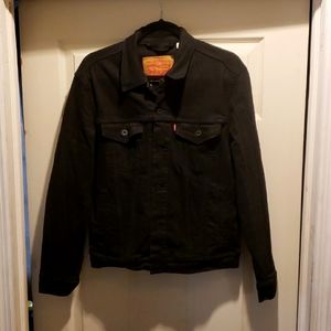 Men's Levi's black denim jacket - Size S